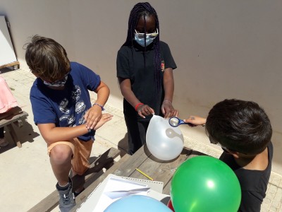 El calor extermina los globos.